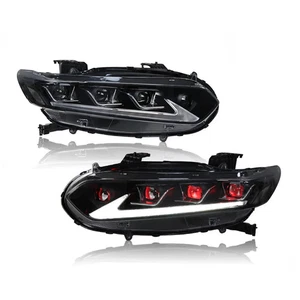 Front Lexus Style Headlight Assemblies with Demon Eyes For 2018-22 Honda Accord - Foto 1 di 12