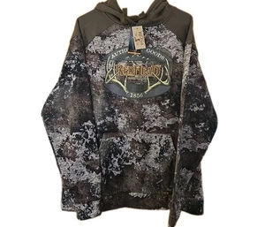 Men's Medium Redhead Strata Camouflage Hooded Pullover Hunting Sweatshirt NEW  - Picture 1 of 6