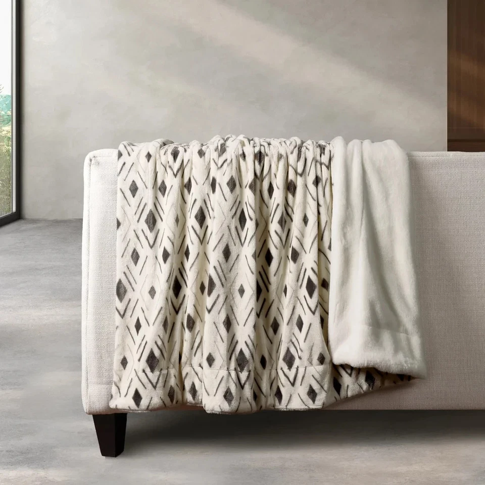 Life Comfort Ultimate Faux Fur Throw 60" x 70" (Select Color) FAST SHIPPING - Image 1 of 1