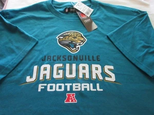 Neu mit Etikett Jacksonville Jaguars NFL Team Apparel T-Shirt Gr. Medium Grafikdruck türkis  - Bild 1 von 2