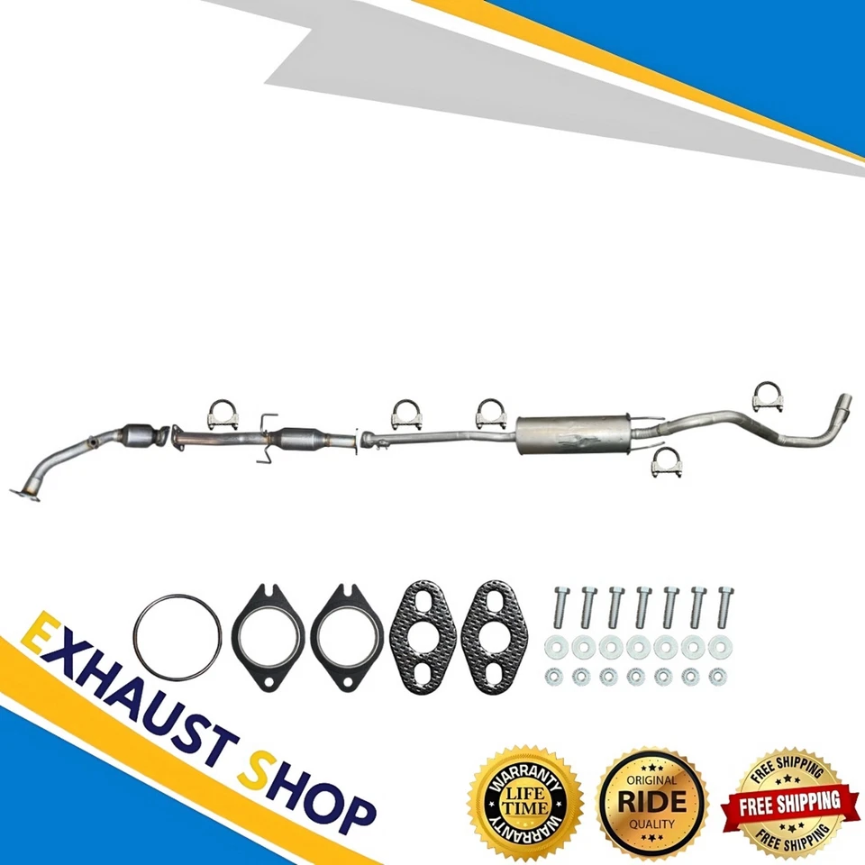 Sistema de escape completo para Toyota Tacoma 99-04 2,4 L emisiones California 103,3" WB Foto 1 de 4