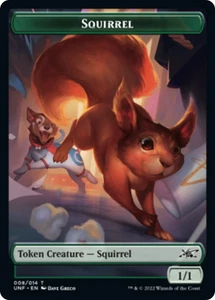 Squirrel   Treasure (013) Double-sided Token [Unfinity Tokens] Foil - Foto 1 di 2