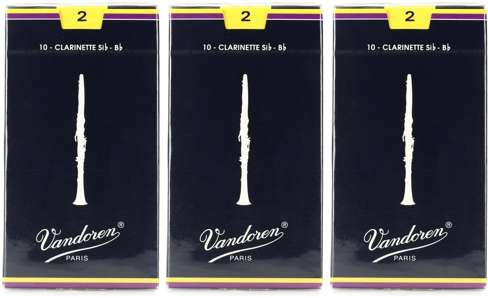 Vandoren CR102 Traditional Bb Clarinet Reed - 2.0 (30-pack) - Image 1 of 1