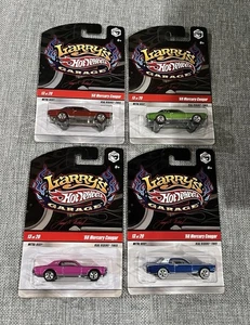 Hot Wheels Larry’s Garage 2009 (4) ‘68 Mercury Cougar Color Variants MOC - Picture 1 of 2