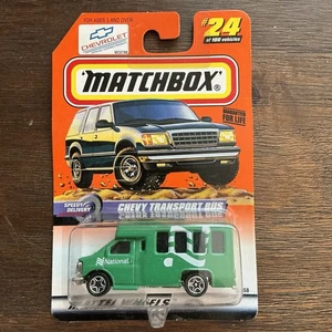 Matchbox 1999 Chevy Bus #24 of 100 Speedy Delivery Series - Picture 1 of 3