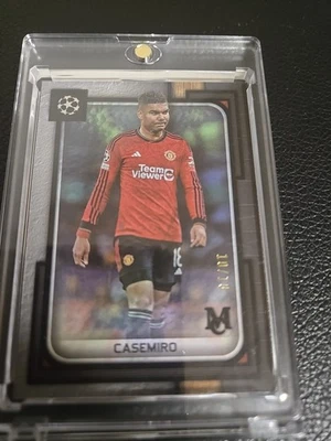 2024 Topps #64 Casemiro Manchester United UEFA 10/10 NEGRO BRASIL  Foto 1 de 3