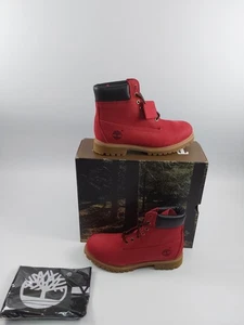 Timberland 6 Zoll Premium wasserdicht rot Herrengröße 8 - Bild 1 von 10