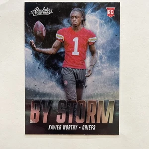 2024 Absolute Xavier Worthy By Storm RC Rookie #BS-XWY Chiefs - Picture 1 of 2