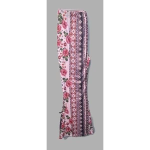 Flare Stretch Pants Junior 3X Floral Garden Yoga Avant Garde Allover Print - Picture 1 of 8