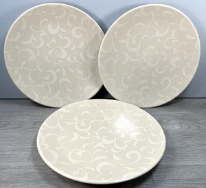 Mikasa High Fired Ironstone Cashmere 11.25" Dinner Plates CW405 Set Of 3 - Picture 1 of 5