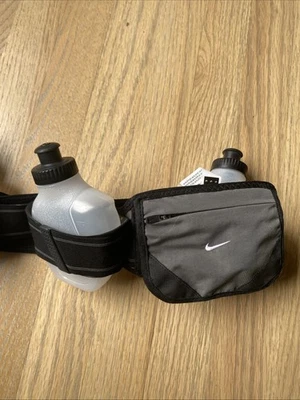Nike Gray Waist Hiking Running Fanny Pack Water Bottle Holder - Image 1 of 3