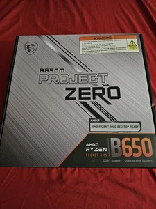 MSI B650M PROJECT ZERO motherboard AMD B650 Socket AM5 micro ATX - Photo 1/3
