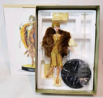 BOB MACKIE THE CHARLESTON PORCELAIN BARBIE DOLL 2000 MATTEL 24252 - Image 1 of 4