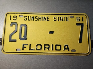 1951 Florida License Plate Antique Car Duval Co LOW NUMBER (lot 1659) - Picture 1 of 7