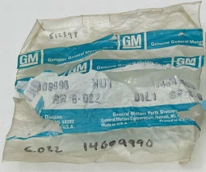 1980-1991 Skyhawk Celebrity Cavalier NOS frt wheel spindle nut 14009990 - Picture 1 of 2