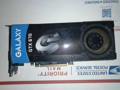 Galaxy NVIDIA GeForce GTX670 2GB DDR5 256bit W/ HDMI Dual DVI PCIE - Image 1 of 4