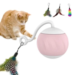 Electric Smart Cat Toys Automatic Ball Rolling Cat Toys Interactive Cat and Dog - Picture 1 of 9
