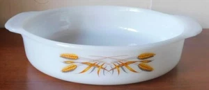 Anchor Hocking Fire-King Wheat 8" Round Cake Pan Dish Casserole - Picture 1 of 3