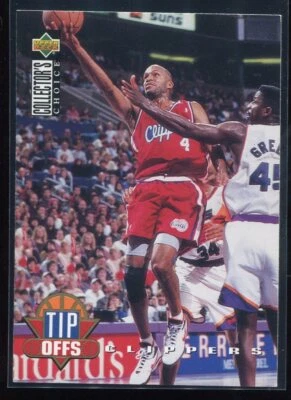  1994 Upper Deck Collector's Choice Ron Harper #177 Los Angeles Clippers Tip Off - Image 1 of 2