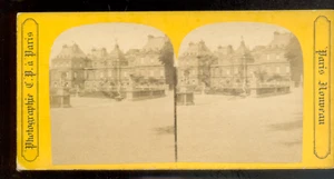 Paris Nouveau STEREO C.P., Paris,Palais du Luxembourg, Albumen print c.1870 - Picture 1 of 1