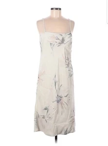 Giorgio Armani Women White Casual Floral Dress 42 italian - Picture 1 of 2