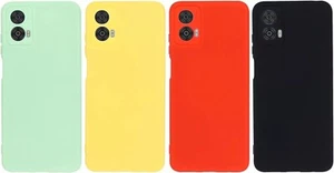 Custodia per Motorola Moto E14 / G24 / G04 Cover matte TPU GEL MORBIDA + VETRO - Zdjęcie 1 z 30