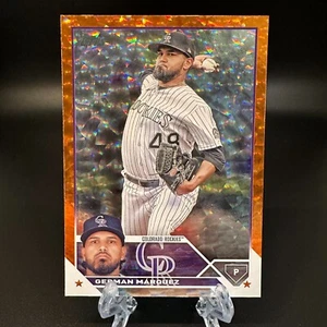 2023 Topps German Marquez Orange Foil /299 #325 Colorado Rockies - Picture 1 of 2