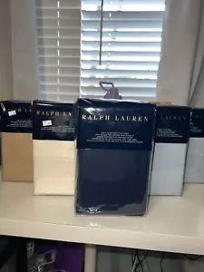 Ralph Lauren Palmer Percale Sólida 464 tc, Ajustado o Plano, tú eliges tamaño y color - Imagen 1 de 16