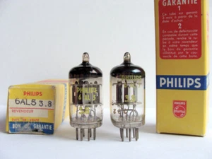 ONE EAA91/6AL5/EB91 PHILIPS NUEVO DE LOTE ANTIGUO BRITÁNICO Lámpara de tubo Válvula - Imagen 1 de 1