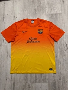 BARCELONA 2012/2013 AWAY FOOTBALL SHIRT SOCCER JERSEY NIKE 478328-815 MENS SZ XL - Picture 1 of 12