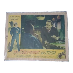 AUTHENTIC 1959 AL CAPONE LOBBY CARD #7 ROD STEIGER 11" X 14" ORIGINAL - Picture 1 of 17