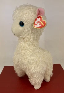 TY 2019 ☆ Beanie Boos ☆ Medium Sized LILY the Llama - 30cm Soft Toy Plush - Picture 1 of 5