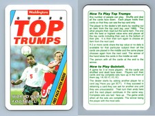Title Card - World Cup Football Waddingtons Super Top Trumps Card