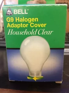 2x Klar GLS Dekorative Glasabdeckung für BELL G9 Halogen Birne Adapter - Bild 1 von 3