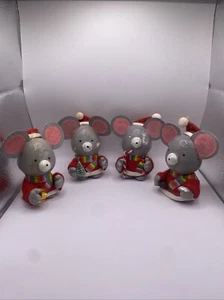 Vintage Hand-Made Mouse Christmas Ornaments - Picture 1 of 16