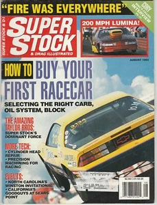 SUPER STOCK & DRAG ILLUSTRATED MAGAZINE " HOW TO BUY YOUR RACECAR " AUGUST 1993 - Picture 1 of 3
