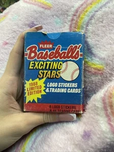 1988 Fleer Baseball’s Exciting Stars Complete Sealed Factory Set 1-44 Puckett - Picture 1 of 2