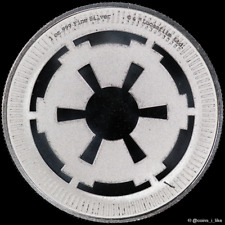 2021 Niue 1 oz Silver $2 Star Wars: Galactic Empire Bullion Coin in capsule
