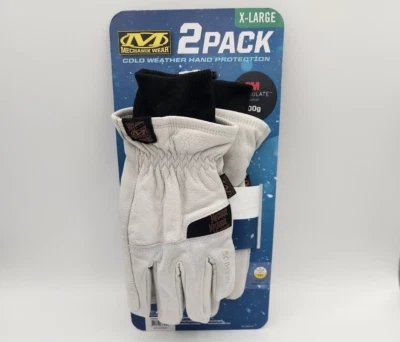 Mechanix Wear 2 Pack Cold Work Insulated Leather Gloves XL Thinsulate 3M - image 1 of 4
