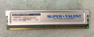 SUPER TALENT 512MB DDR2-667 PC5300 T6UA512C5 184 PIN MODULE RM2-CMP53-11 - Picture 1 of 2