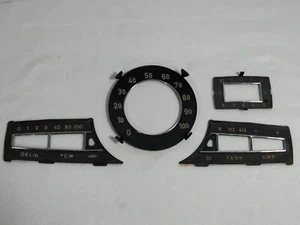 Vintage Mercedes-Benz Speedometer Dial Face Plate Clock Gas Turn Signal Mancave - Picture 1 of 8