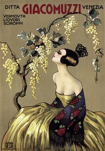 Giacomuzzi Vermouth Vintage Print - Picture 1 of 1