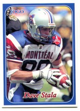 2003 Jogo CFL Dave Stala Rookie Card #20 Montreal Alouettes St. Mary's