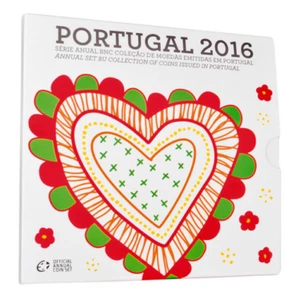 PORTUGAL, Euro € Annual set (2016), BNC, Collection of coins Issued in Portugal - Picture 1 of 2