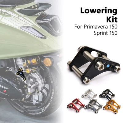 Kit de descenso trasero apto para Vespa Primavera 150 Sprint 150 Foto 1 de 4