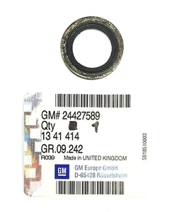 Original Opel GM Gasket Plug Astra, Corsa, Vectra Omega - 24427589 - Picture 1 of 3