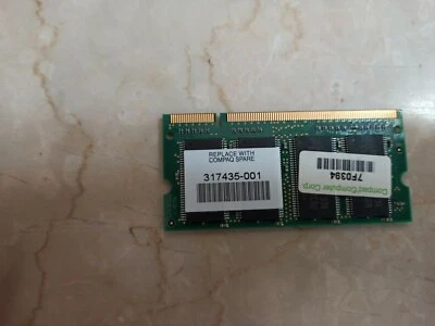 Memoria ram per notebook cod. 317435  compaq 7F0394 - Immagine 1 di 2