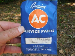 Junta AC Delco 7972568 NOS en Paquete Original Jaguar Hecha en Inglaterra - Imagen 1 de 2