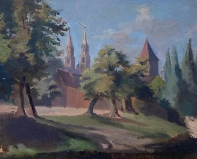 Oil Painting Impressionist Blanca Graf Nuremberg Study Insel Loose - image 1 of 4