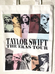 Taylor Swift ERAS TOUR Canvas Tote Bag 13 X 17 - Unofficial Merchandise NEW - Picture 1 of 13
